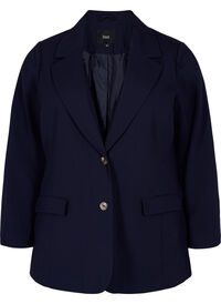 Klassisk blazer med knappelukking