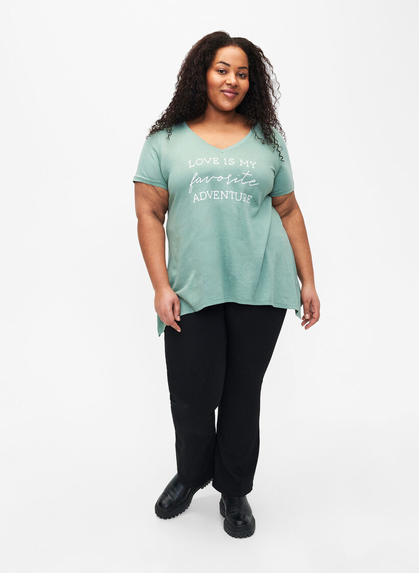 T-skjorte i bomull med korte ermer, Chinois G. W. Love, Model image number 2