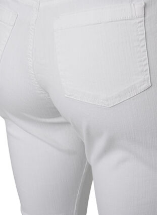 Ellen bootcut jeans med høyt liv, White, Packshot image number 3
