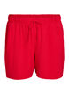 Shorts med lommer og elastisk linning, R&oslash;d, Packshot image number 0