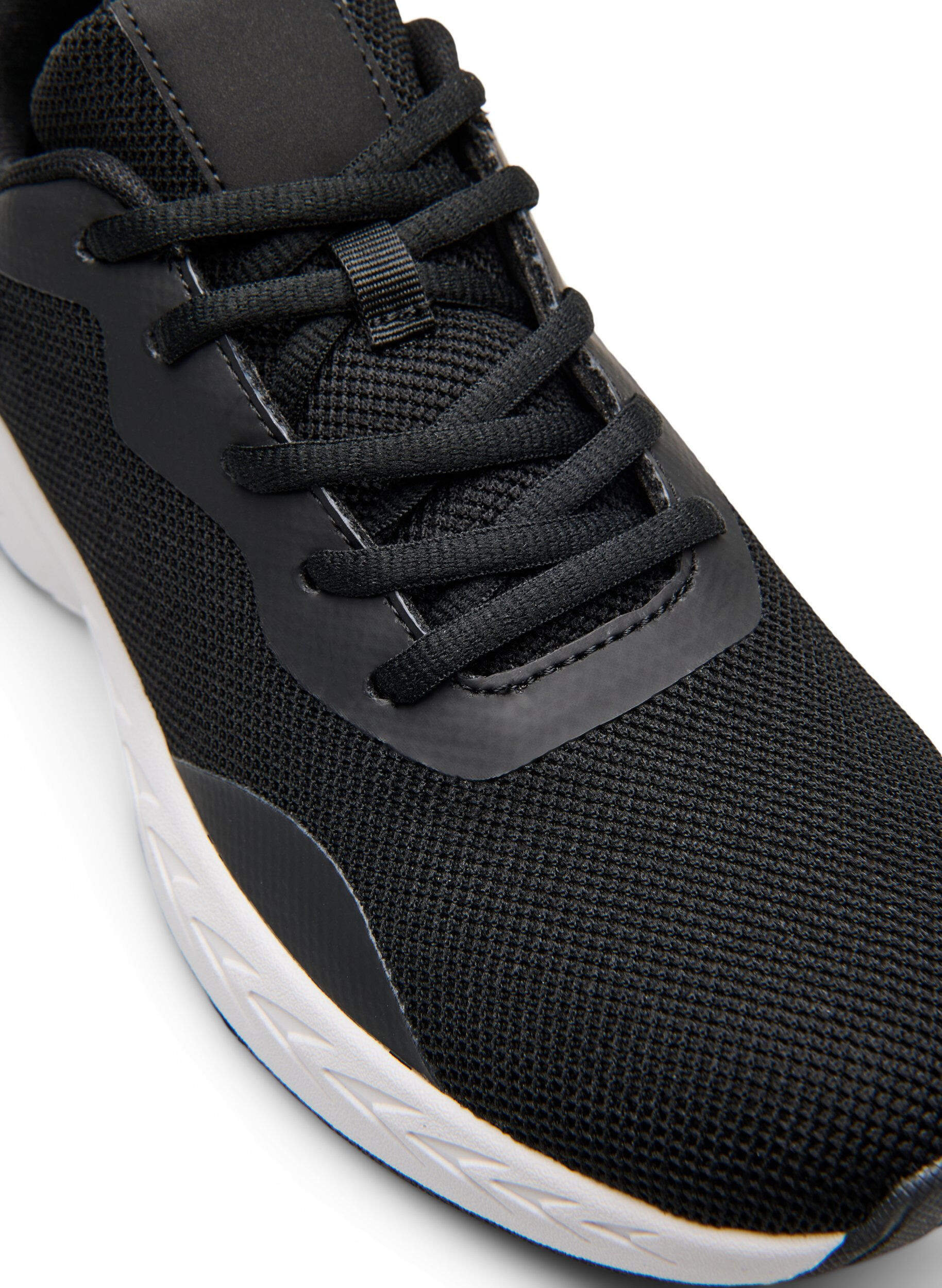 Zizzi Wide fit - Mesh sneakers, Svart, Packshot image number 3