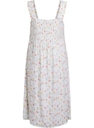 Zizzi FLASH - Sommerkjole med brede stropper, Hvit, Packshot image number 1