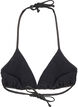 Trekantbikinitopp med glitter, Svart, Packshot image number 1