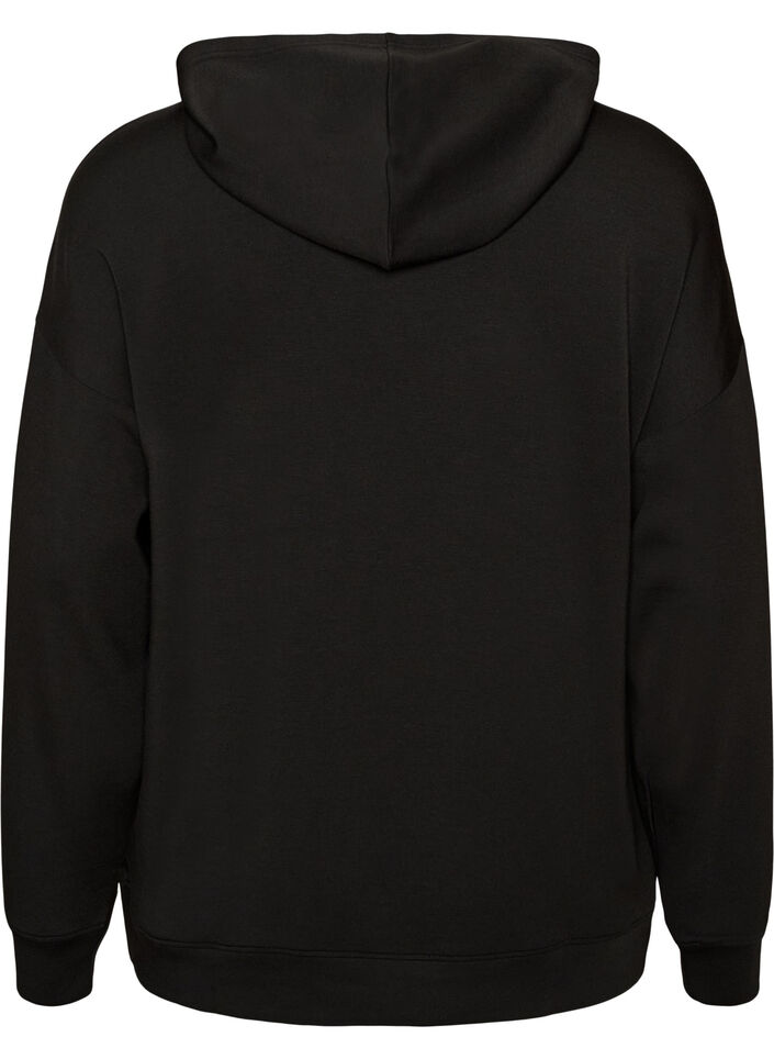 Jersey hettegenser, Svart, Packshot image number 1
