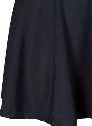 Badekjole med skjørt, Black, Packshot image number 3
