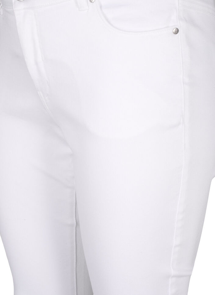 Viona jeans med normal midje, Hvit, Packshot image number 2