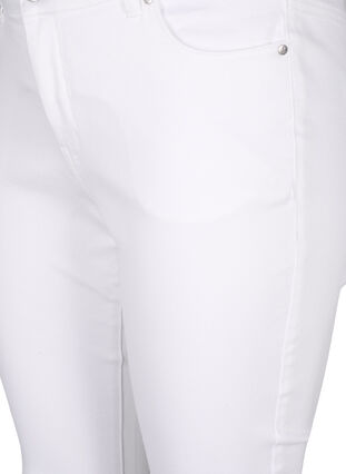 Viona jeans med normal midje, White, Packshot image number 2