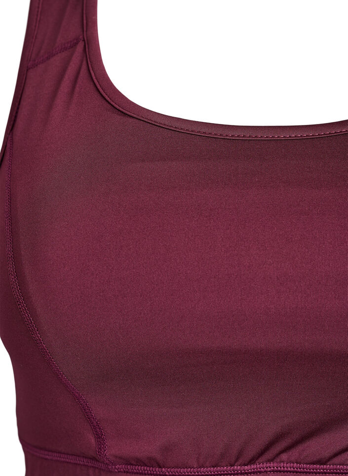 Sports-bh med racerback, R&oslash;d, Packshot image number 2