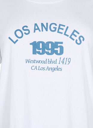 Zizzi FLASH - T-skjorte med motiv, Hvit, Packshot image number 2