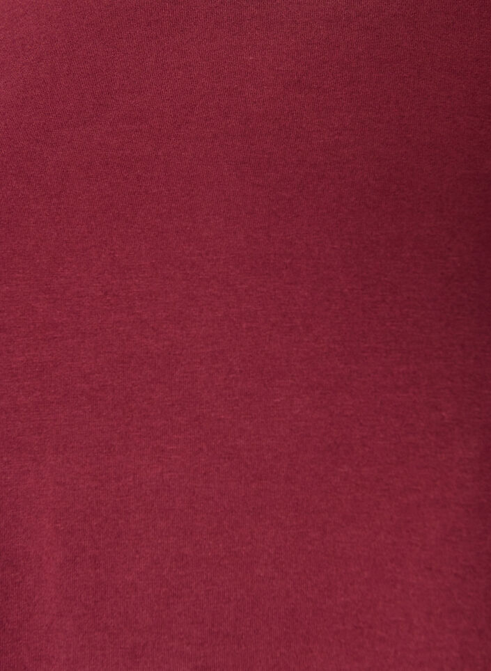 Basis jersey bluse med lange ermer, R&oslash;d, Packshot image number 2