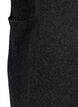 Lang strikket cardigan med lommer, Dark Grey Melange, Packshot image number 2