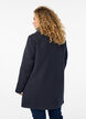 A-line k&aring;pe med gullknapper, Bl&aring;, Model image number 2
