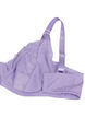Heldekkende BH med blonder, Lilla, Packshot image number 3