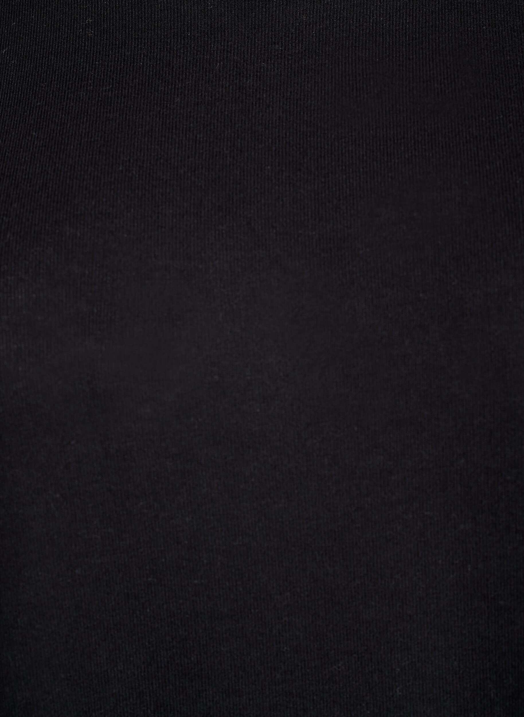 Zizzi Jersey bluse med 3/4 ermer, Svart, Packshot image number 2