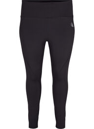 CORE, V-SHAPE DEFINE TIGHTS - Cropped treningstights med V-form bak, Black