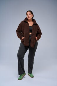 Fleecejakke i brun,  Fleecejakke i brun, , Model
