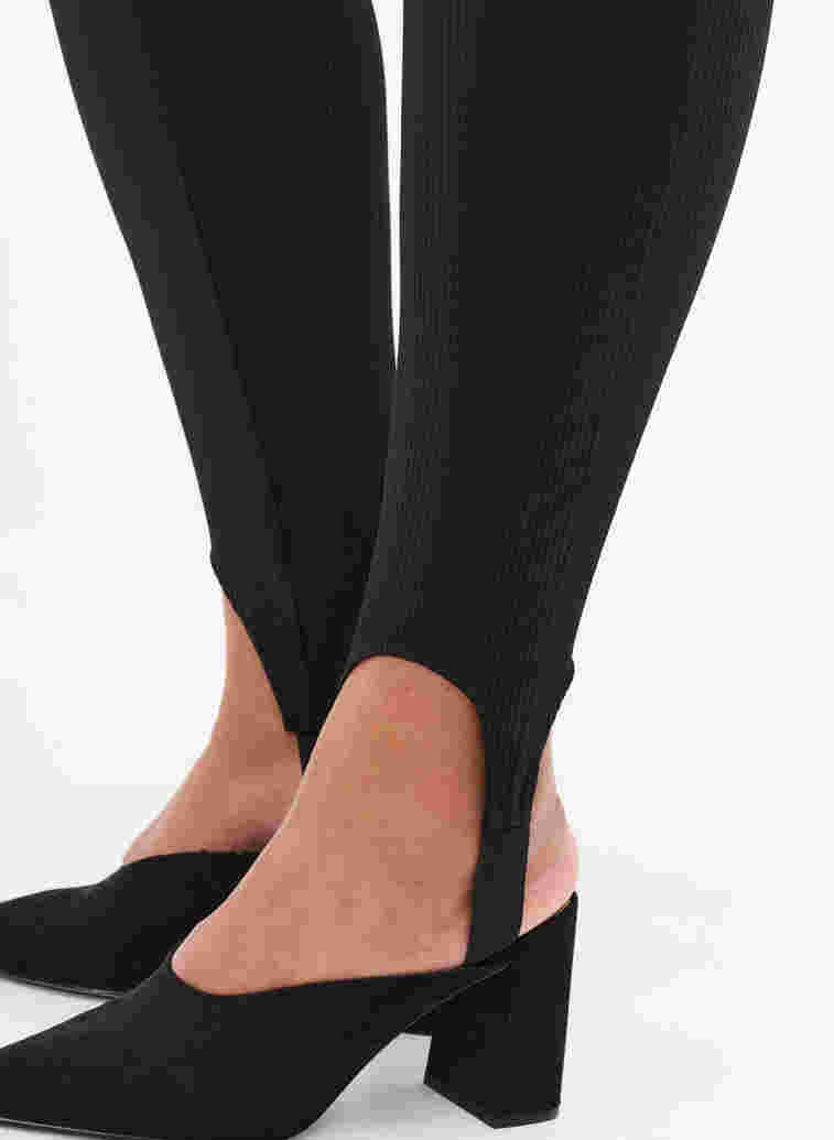 Leggings med stropp under foten, Black, Model image number 2