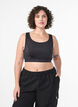 Sports-bh med racerback, Svart, Model image number 0