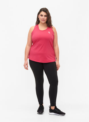 Zizzi Treningstopp med bryterrygg og mesh, Jazzy, Model image number 2