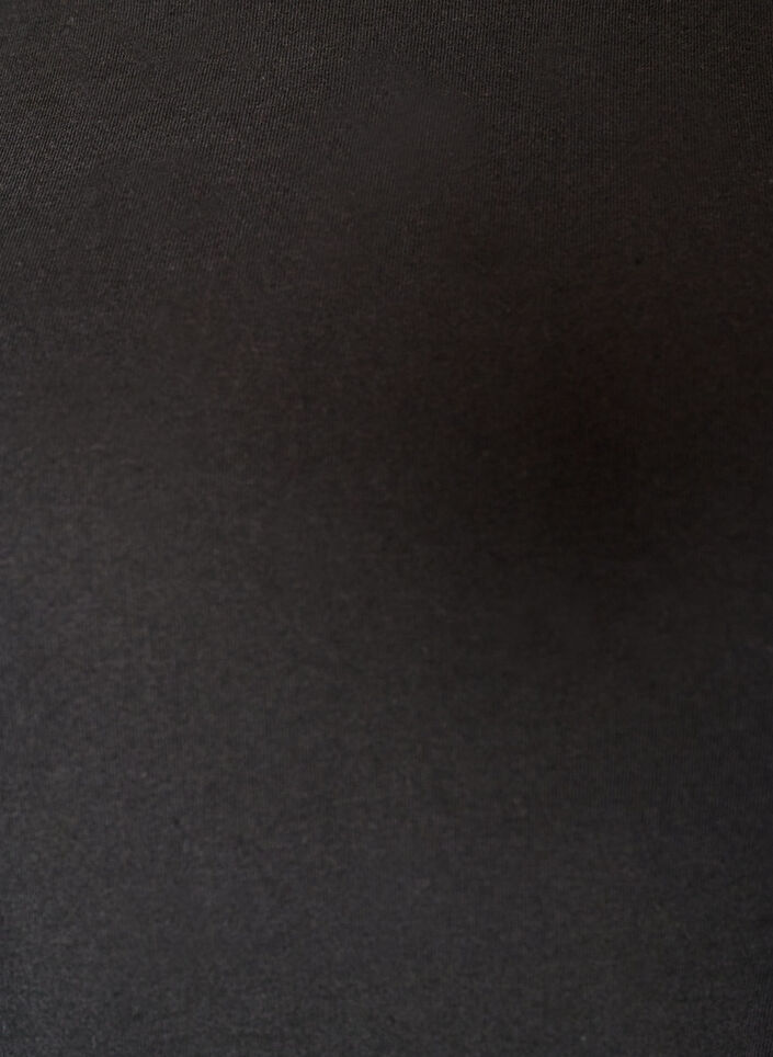 Bomullskjole med broderie anglaise-ermer og knytebelte, Svart, Packshot image number 2