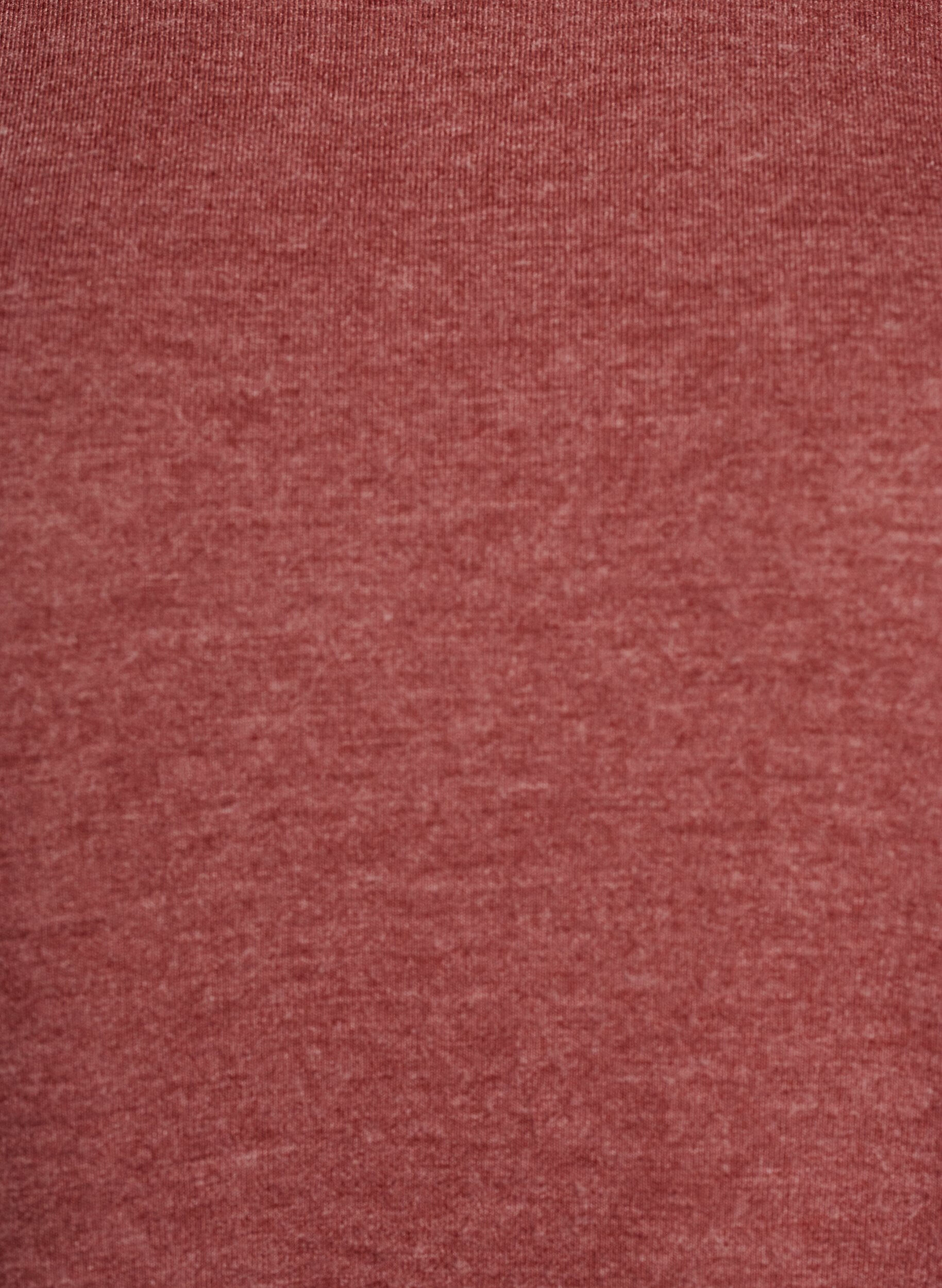 ZizziJersey bluse med 3/4 ermer, R&oslash;d, Packshot image number 2