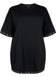 Lang genser med 1/2-ermer, Black