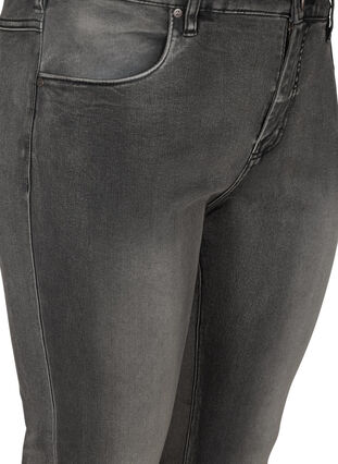 Zizzi Slim fit Emily jeans med normal midje, Grå, Packshot image number 2