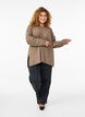 Strikket bluse med rund hals, Fossil Mel., Model image number 2