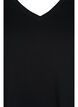 Basis T-skjorter i bomull 2 stk., Black/Bright W, Packshot image number 2