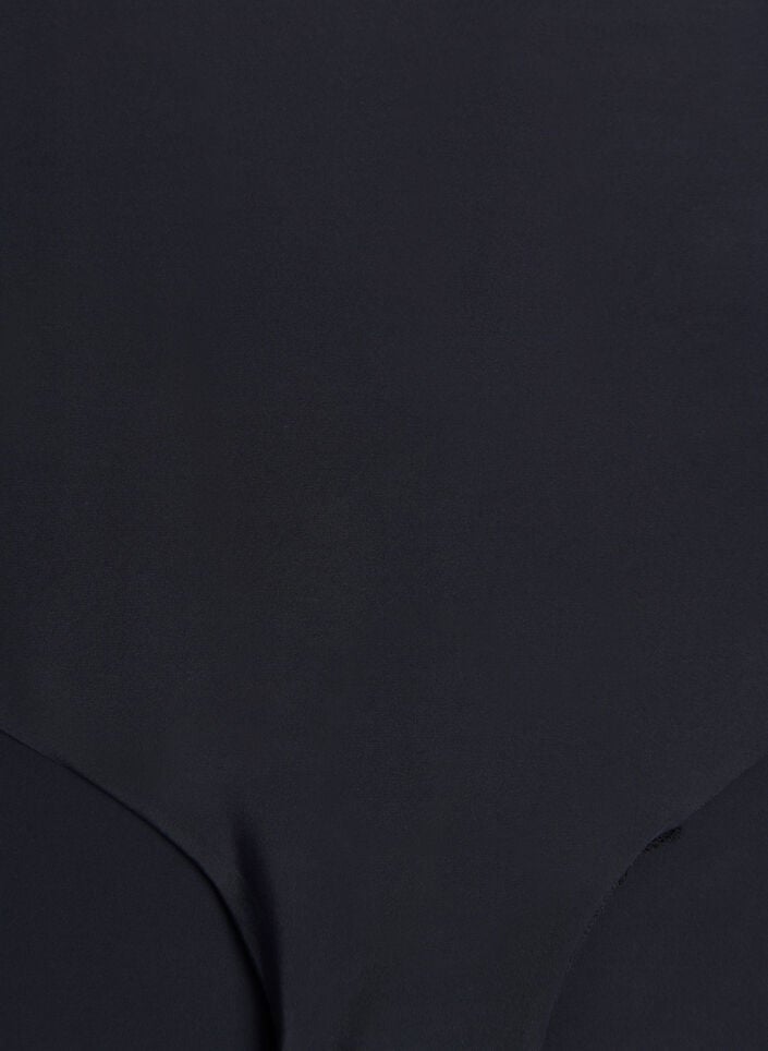 Sømløse truser, 2 stk., Svart, Packshot image number 3