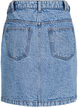 Kort denimskj&oslash;rt med lommer, Bl&aring;, Packshot image number 1