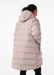 Pufferjakke med hette og lommer, Beige, Model image number 2