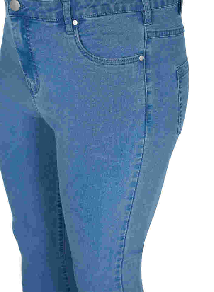 Super slim Amy jeans med høyt liv, Light blue, Packshot image number 2
