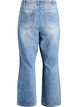 Jeans med vide ben og sømdetaljer, Blå, Packshot image number 1