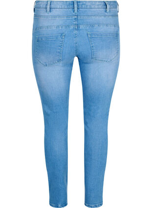 Slim fit Emily jeans med splitt, Light blue, Packshot image number 1