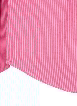 Zizzi Langermet bomullsskjorte, Rød, Packshot image number 3