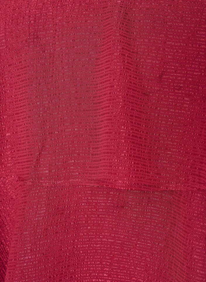 Lag-p&aring;-lag topp med volanger og spaghetti-stropper, R&oslash;d, Packshot image number 2