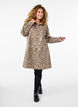 Langermet denimkjole med sebratrykk, Brown Zebra AOP, Model image number 3