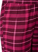 Rutete bomulls pyjamasbukser, R&oslash;d, Packshot image number 2