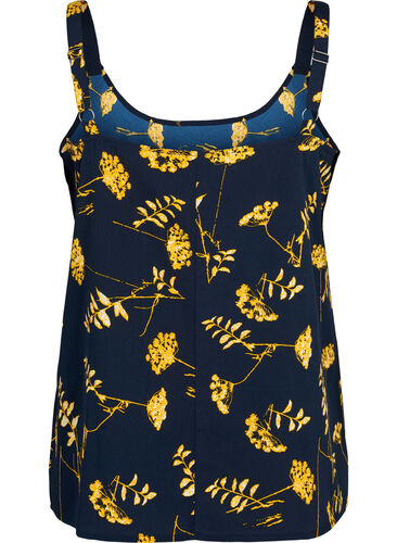 FLASH - Topp med mønster, Night Sky Yellow AOP, Packshot image number 1