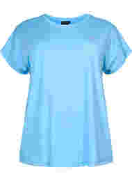 Kortermet trenings T-skjorte, Alaskan Blue