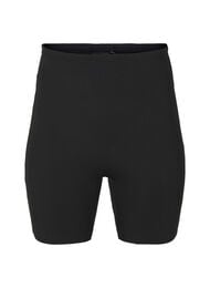 Light shapewear shorts med høyt liv, Black