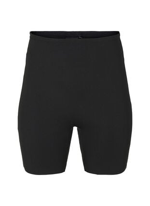 Zizzi Light shapewear shorts med høyt liv, Svart, Packshot image number 0
