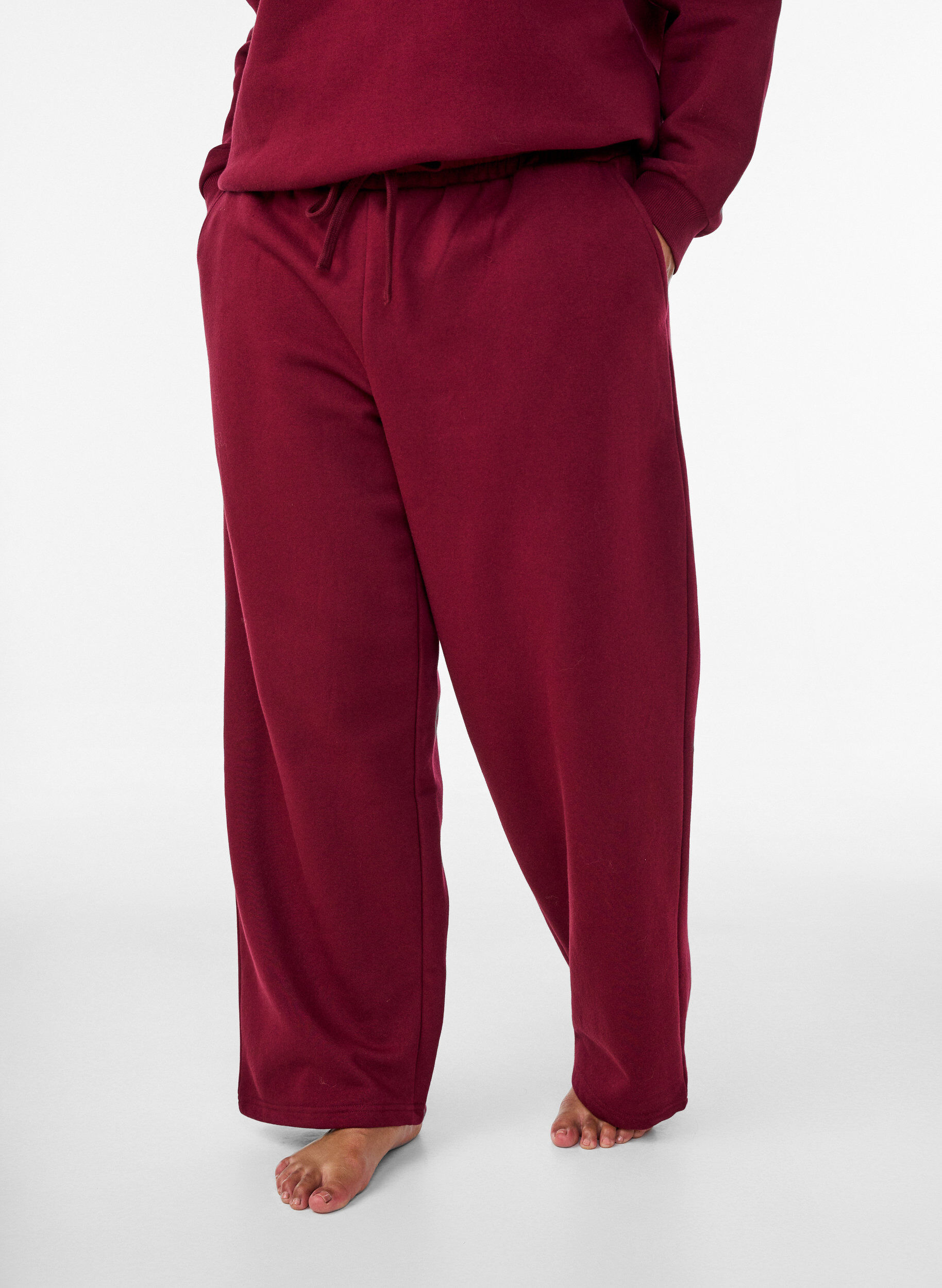 ZizziGenser med teksttrykk, R&oslash;d, Model image number 3