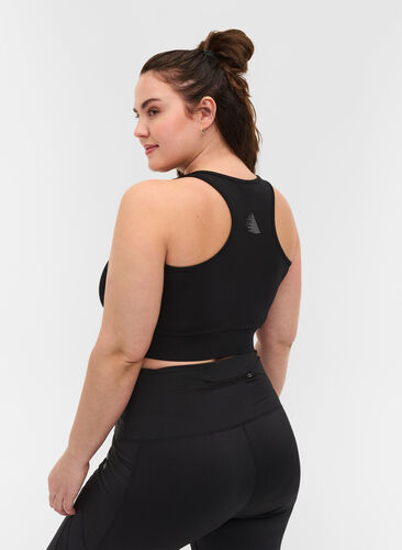 Sports-BH med mesh, Black, Model image number 1