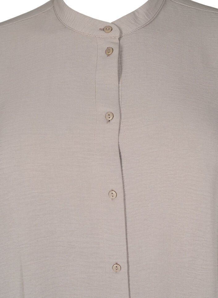 Tunika med 3/4-ermer, Beige, Packshot image number 2
