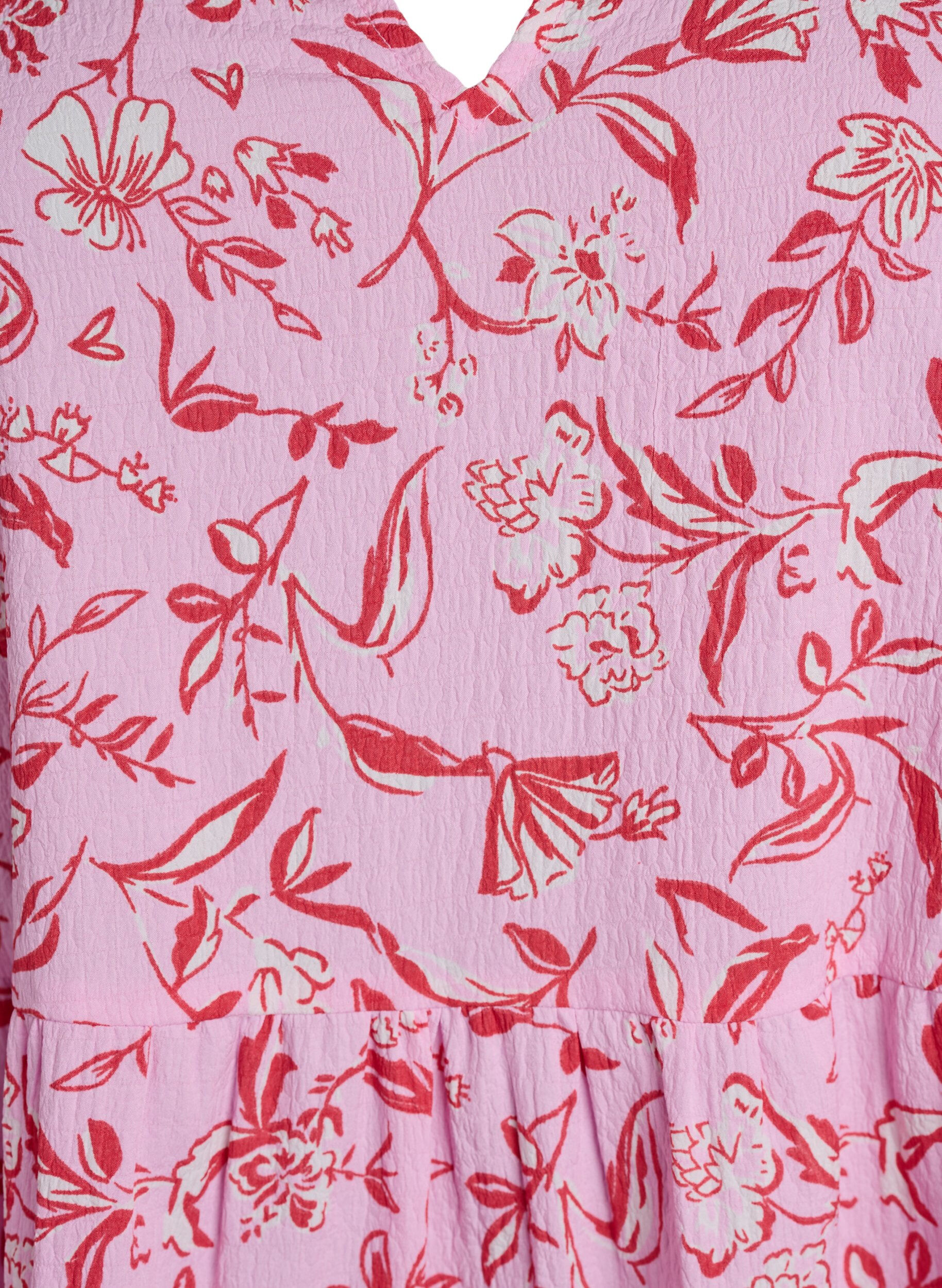 Zizzi FLASH - Kort A-linje kjole, Lilla, Packshot image number 2