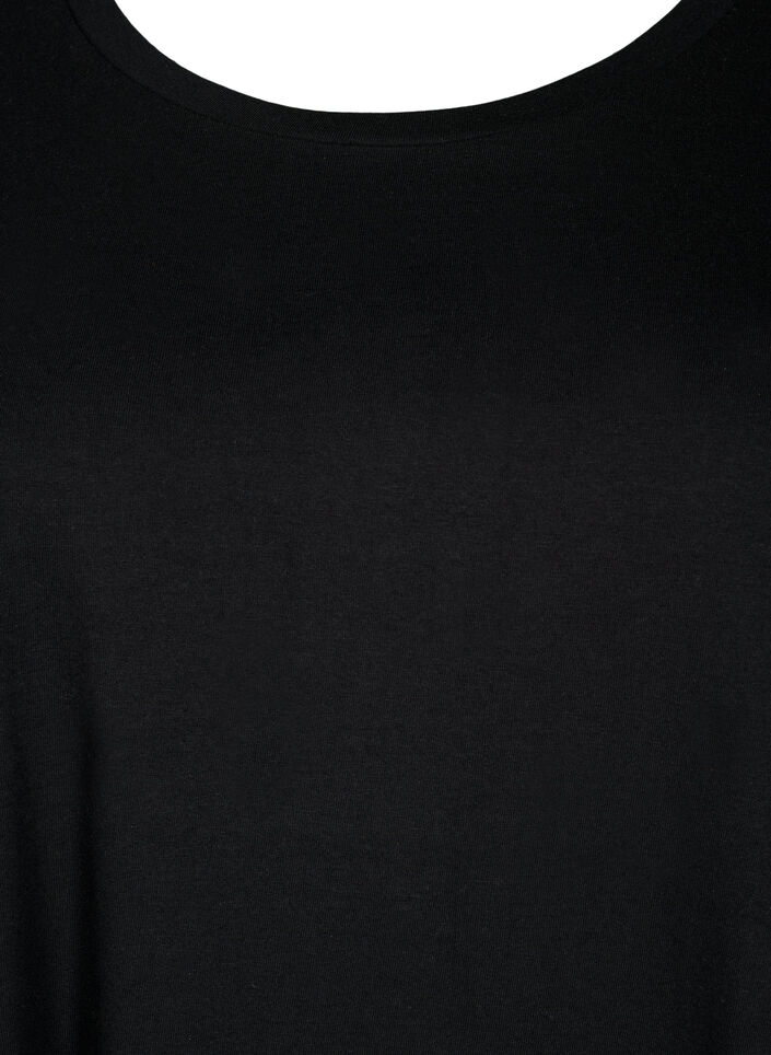 2 stk. bomullskjoler med korte ermer, Black/Black, Packshot image number 3