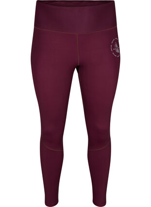 Ensfargede treningstights, Fig, Packshot image number 0