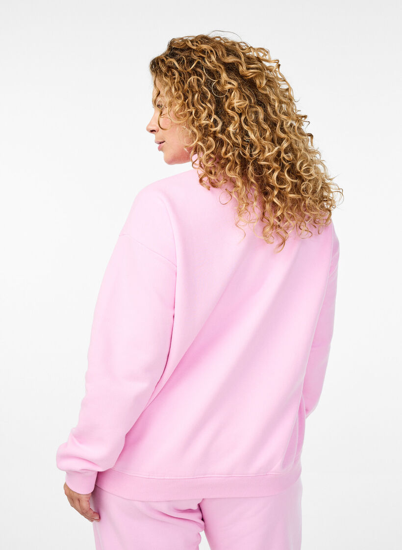 Genser med høy hals og lange ermer, Lilac Sachet, Model